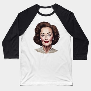 Portrait Mommie Dearest Baseball T-Shirt